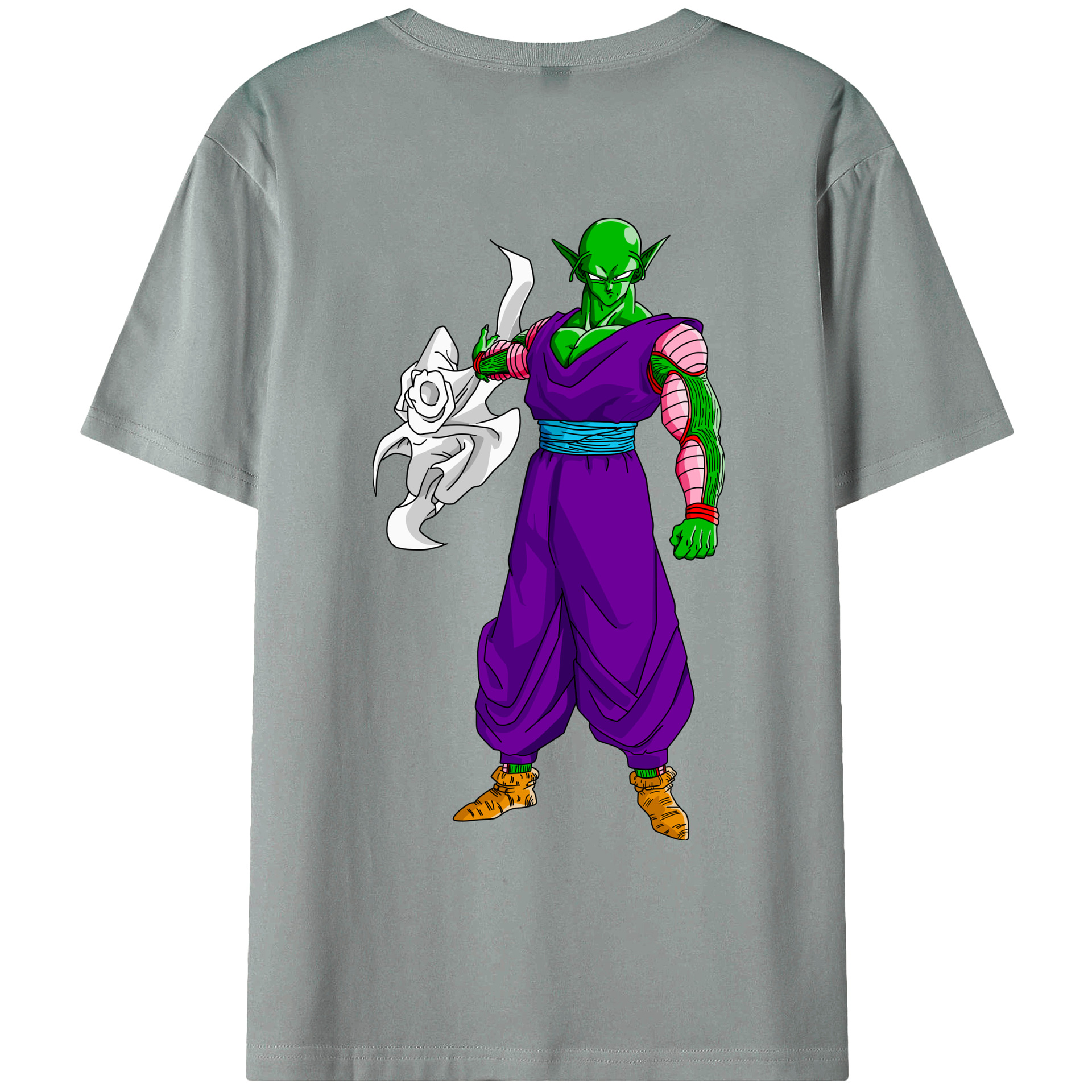 （画像用） ドラゴンボール ピッコロ DRAGON BALL Piccolo 綿100％ メンズ半袖Tシャツ（バックプリント） 通気性